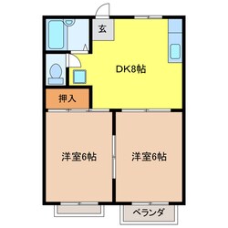 ハイツグリーンの物件間取画像